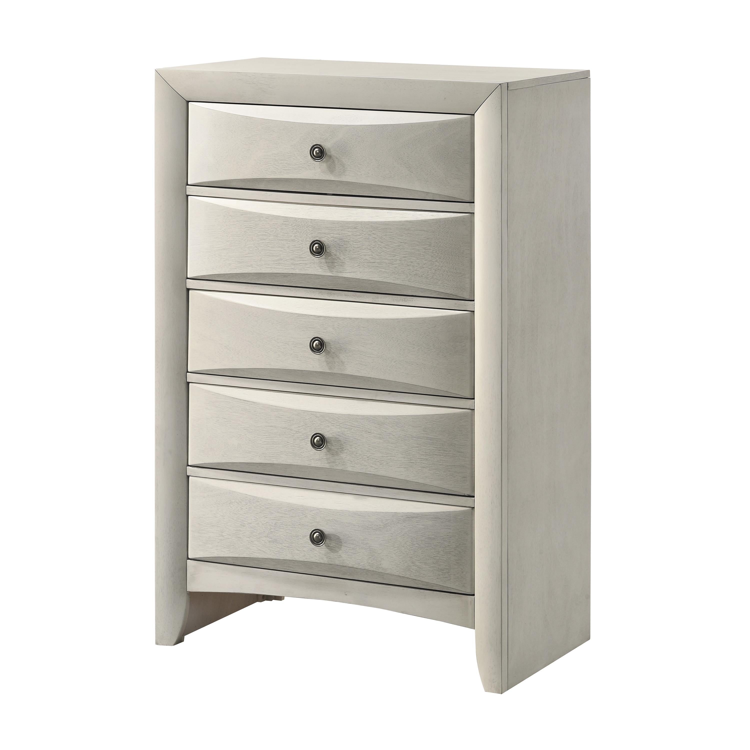 Crown Mark Emily B4255-4 Chest - White IMAGE 1